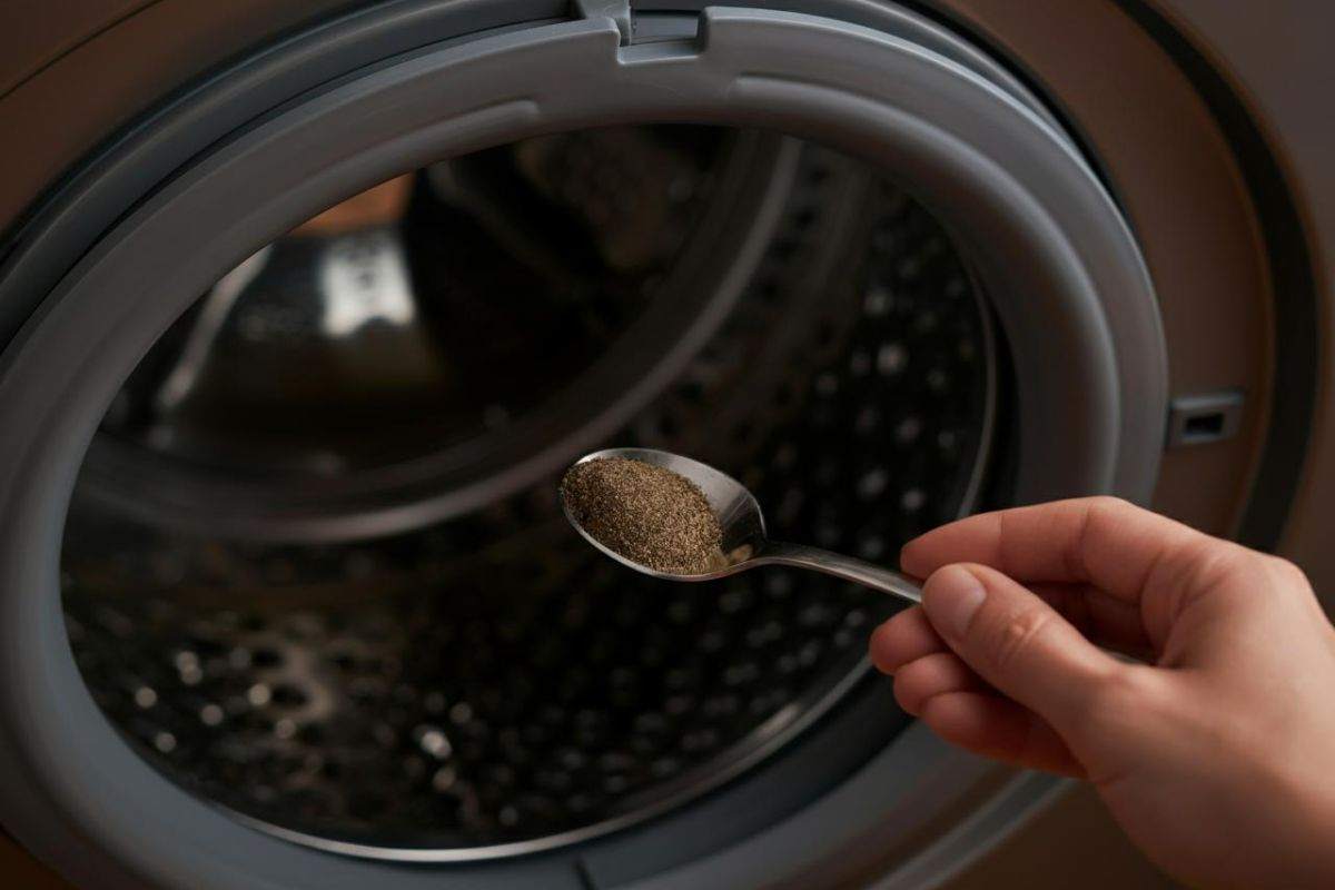 Pepe nero in lavatrice, bucato